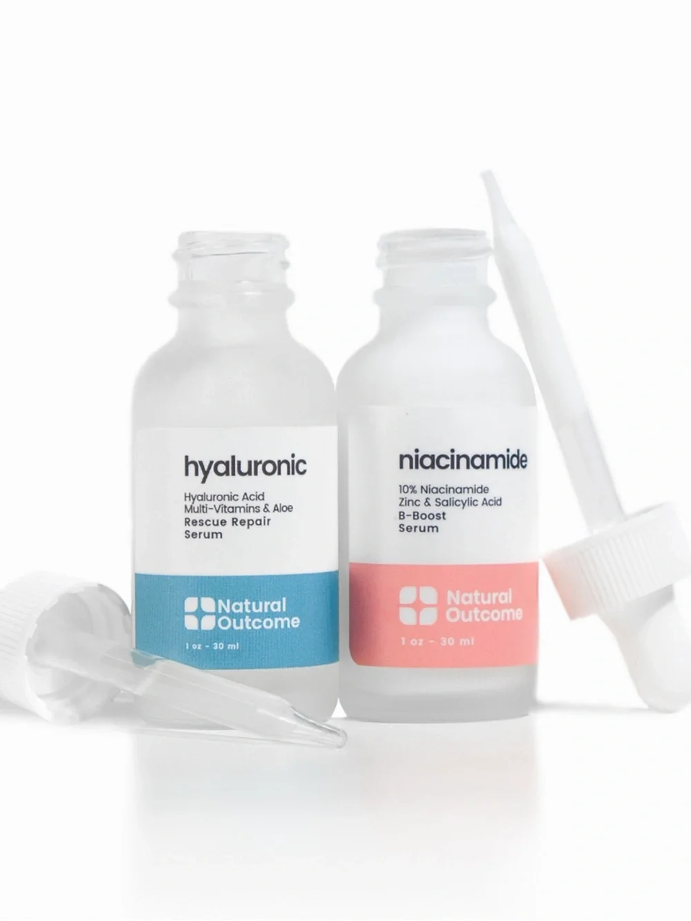 Natural Outcome Radiance Revival Serum Duo Kit New